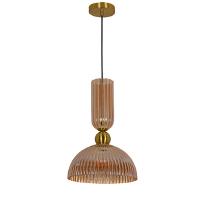Šviestuvas lubų Light Prestige Piega LP-939/1P, E27, 1 x 15 W, ruda sp. / aukso sp.