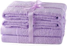  Vannirätikute komplekt Restilo Amari 23868, helelilla v., 140 cm x 70 cm, 6 tk