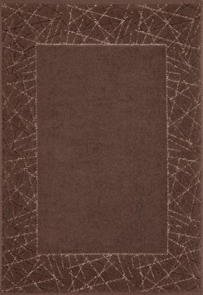 Vonios grindų kilimėlis DFB-04, ruda sp./aukso sp., 70 cm x 50 cm