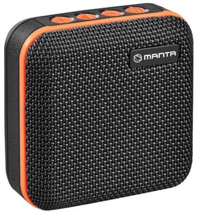 Bezvadu skaļrunis Manta SPK01GO, melna krās., 10 W