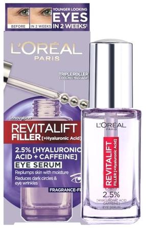 Acu serums L’Oréal Paris Revitalift Filler HA 2,5%, 20 ml