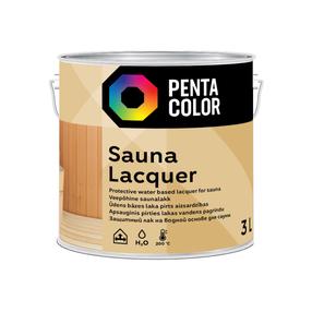 Lakas, pusiau blizgus Pentacolor Sauna, 3 l, Skaidri sp.