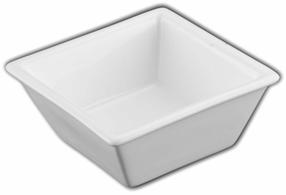 Mērces trauks Wilmax, 90 ml, 7.5 cm x 7.5 cm x 3.5 cm, Ø 7.5 cm, balta krās., porcelāna
