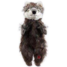 Mänguasi koerale, pehme Plaček Skinneeez Wolf 793655, 34 cm, pruun v.
