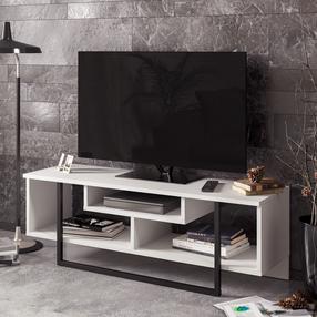 ТВ стол Kalune Design Asal, белый цв., 119.4 см x 35.2 см x 40.2 см