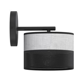 Lampa sienas Emibig Karbon K1, E27, 1 x 15 W, melna krās./pelēka krās. / melna krās., 20 x 20 cm