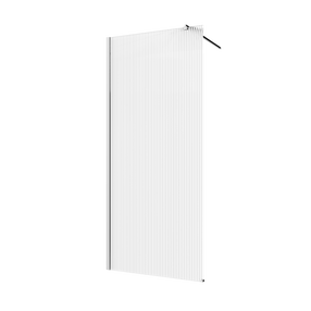 Dušas siena Invena Trend, 100 cm x 200 cm, caurspīdīga krās./ar rakstu