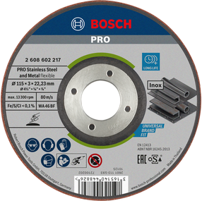 Slīpēšanas disks Bosch Pro, 115 mm x 22.23 mm
