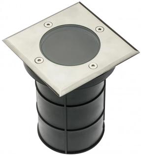Süvistatav välisvalgusti GTV Alfa-K Mini 06, 10W, GU10, IP67, alumiinium v./must v., 11 cm x 12.1 cm