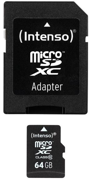 Atmiņas karte Intenso, 64 GB