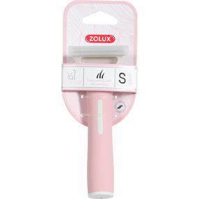 Ķemme kaķiem Zolux ANAH CAT SUPER BRUSH SMALL, balta krās./rozā krās.