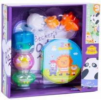 Vonios žaislų komplektas Hot Hit Zoo Animals Water Toy Set YQ8221-4, įvairių spalvų, 5 vnt.