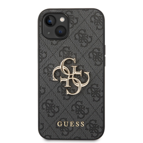 Telefona vāciņš Guess GUHCP14S4GMGGR, pelēka krās., Apple