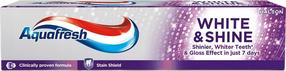 Zobu balināšanas pasta Aquafresh White & Shine, piparmētru garša, 100 ml