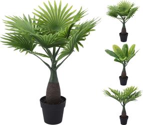 Mākslīgais augs podiņā, palma, (krāsa/dizains tiek izvēlēts nejauši), 40 cm
