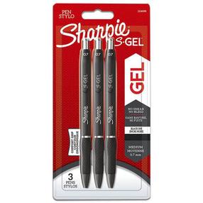 Kirjutusvahend Sharpie S-Gel, vasakukäelistele/paremakäelistele, must v.