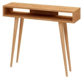 Konsoles galds Kalune Design Ottoke, ozola krās./balts krās., 100 cm x 30 cm x 83.6 cm