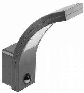 Sieninis lauko šviestuvas GTV Paris, 10W, LED, IP54, juoda sp., 6.6 cm x 25.5 cm