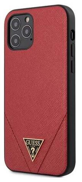Telefono dėklas Guess GUHCP12LVSATMLRE, raudona sp., Apple