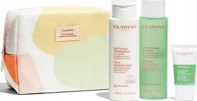 Sejas kopšanas līdzekļu komplekts sievietēm Clarins Cleansing Essentials Combination to Oily, 415 ml, 4 gab.