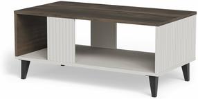 Kavos staliukas Random, rudas/baltas/juodas, 50 cm x 92 cm x 40 cm