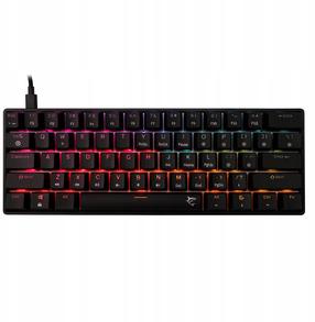 Laidinė žaidimų klaviatūra White Shark Shinobi 2 GK-004111 Red switch, EN, juoda sp.