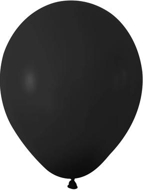 Balonu komplekti ovāls GoParty Pastel, matēta melna krās., 100 gab.
