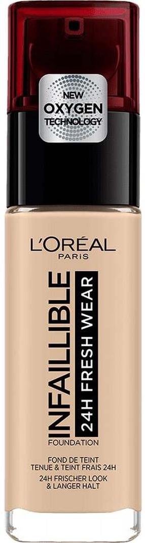 Vedel jumestuskreem L’Oréal Paris Infallible 24H Fresh Wear, 130 true beige, 30 ml