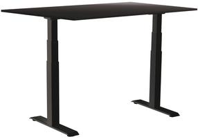 Kompiuterio stalas reguliuojamo aukščio Sun-Flex EasyDesk Adapt VI, 160 cm x 80 cm, 62 - 127 cm, juoda sp.