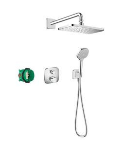 Varjatud dušikomplekt Hansgrohe Croma E 27953000, kroom v.