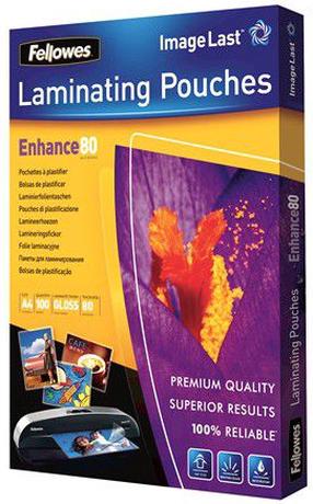 Laminēšanas plēve Fellowes Lamination Pouch, 80 μm x 303 mm x 216 mm, 100 gab.