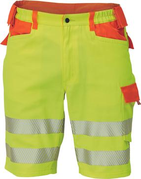 Darba šorti vīriešu Cerva Latton, dzeltena krās./oranža krās., 56 izmērs