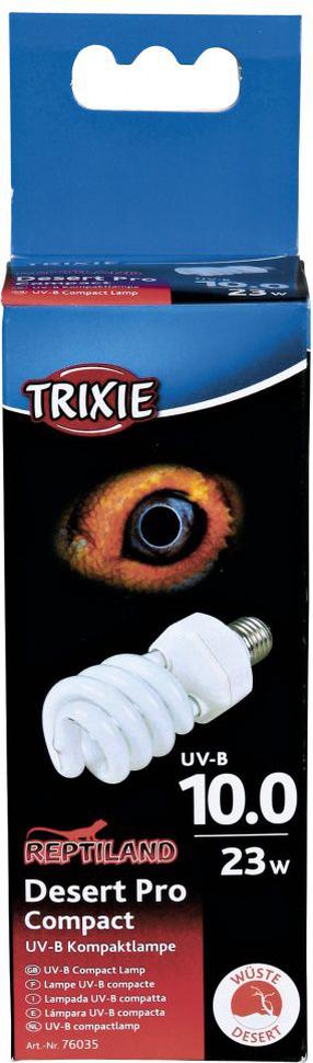 Лампочка для террариума Trixie Desert Pro Compact, 23 Вт, 152 мм x 60 мм