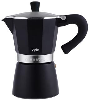 Moka kavinukas Zyle Maestro ZY618MP, 0.24 l, sidabro sp./juoda sp.