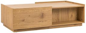Kavos staliukas Home4you Sacha, ąžuolo sp., 120 cm x 60 cm x 35 cm