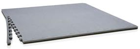 Защитный коврик для пола Gymstick Interlocking Mat Pro, черный цв./серый цв., 100 см x 100 см x 2 см