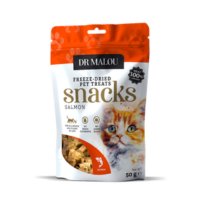 Skanėstas katėms Dr Malou Freeze Dried, lašiša, 0.050 kg