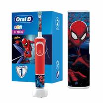 Elektrinis dantų šepetėlis Oral-B Vitality Pro Spiderman, mėlyna sp./raudona sp.