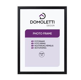 Foto rāmis Domoletti, 21 cm x 29.7 cm, melna krās.