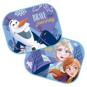 Auto logu aizkars Disney Frozen 2, 44 cm x 35 cm, daudzkrāsaina, 2 gab.