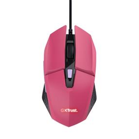 Vadu spēļu pele Trust GXT 109 Felox, usb 2.0, rozā krās.