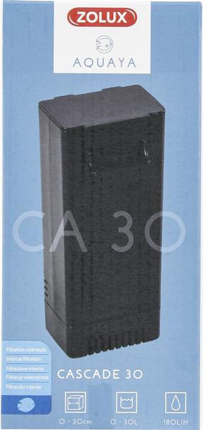Akvārija filtrs Zolux Aquaya Cascade 30 326521, 30 - 60 l, melna krās.