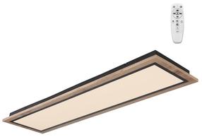 Lampa griesti CristalRecord Hasbi, LED, 3000 - 6000 °K, brūna krās./melna krās. / brūna krās., 30 x 120 cm