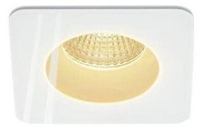 Įleidžiamas lauko šviestuvas SLV Patta-F, 11W, LED, IP65, balta sp., 8.3 cm x 6.2 cm