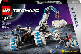 Konstruktors LEGO® Technic Lunar Outpost™ Mēness visurgājējs – kosmosa transportlīdzeklis 42211, 1082 gab.