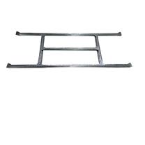 Sodo sandėliukas Hatis Floor Base 9,35 m2, 361 cm x 248 cm x 3 cm, sidabro sp.