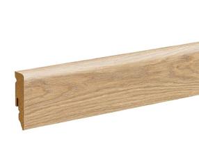 Grīdlīste Domoletti 558656, 240 cm x 5.8 cm x 1.5 cm x 5.8 cm, ozola krās.