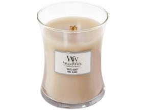 Свеча, ароматическая WoodWick White Honey, 30 час, 85 г, коричневый цв.