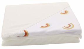 Vaikiškas rankšluostis BabyToLove Smart Rainbow, balta sp., 107 cm