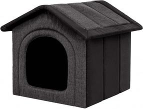 Šuns būdelė Hobbydog Inari R2 BUIGZC2, juoda sp./grafito sp., R2